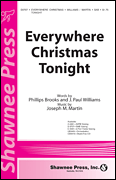 Everywhere Christmas Tonight SAB choral sheet music cover Thumbnail